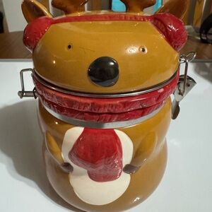 Reindeer Cookie Jar